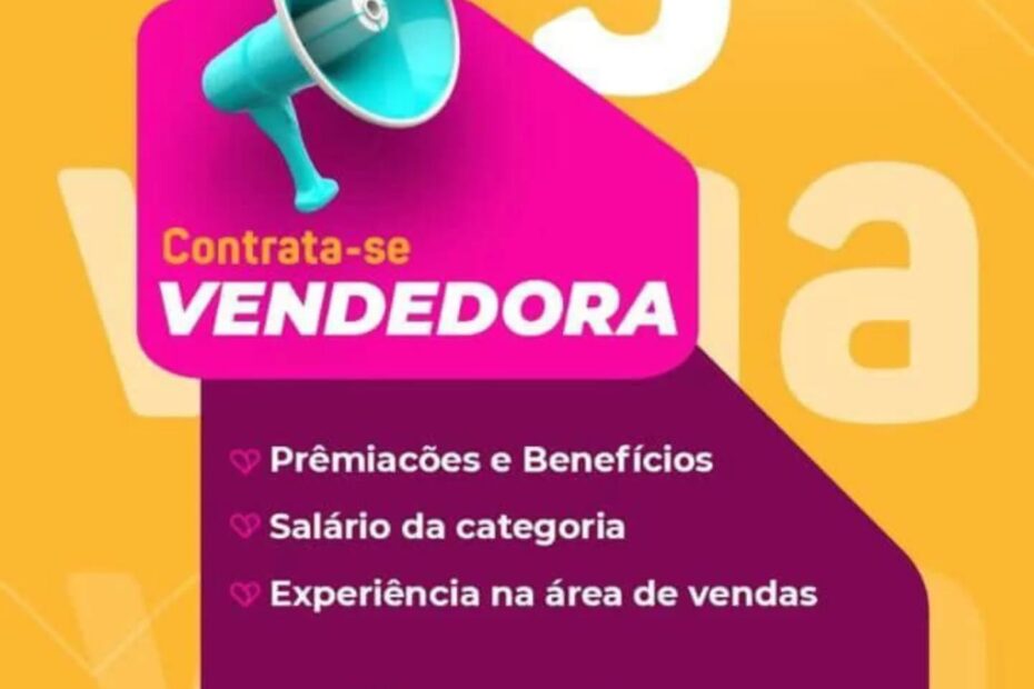 Vaga – Grão e Grão Eco Mercado Contrata-se: Vendedora Benefícios: