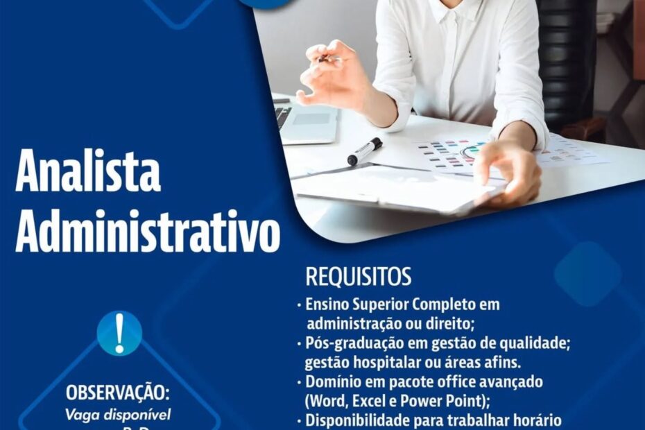 PROCESSO SELETIVO SANTA CASA CAMPO GRANDE Estamos com vagas abertas