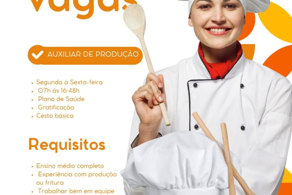 Vaga aberta: Auxiliar de Produção Pietro Foods Congelados! Se